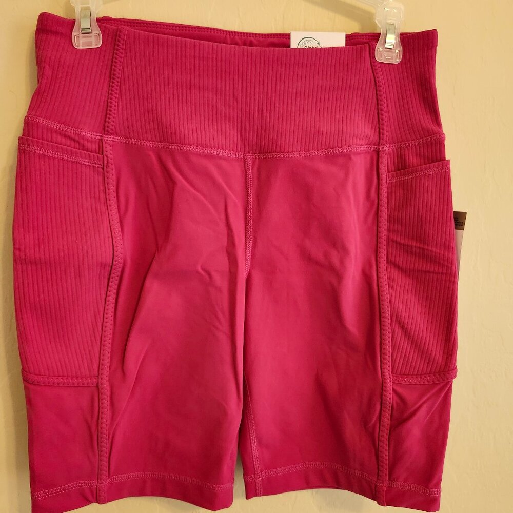 Mondetta High Waist Biker Short - Hot Pink - NWT